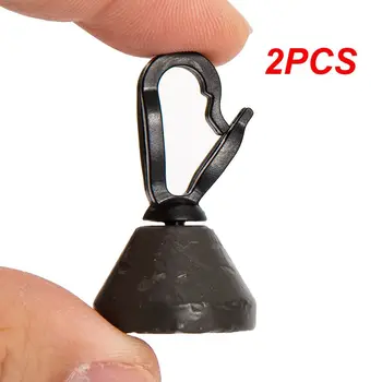 2PCS шаран риболов обратно олово защитен клип 1 / 1.5OZ олово + ABS 1.5OZ риболовна линия Backleads Secure Clip Риболовни аксесоари