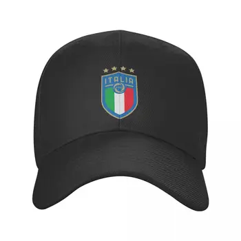 Персонализирана бейзболна шапка Italia Figc за мъже жени дишаща италиански футбол подарък татко шапка на открито