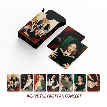 Kpop IVE 2023 Първият фен концерт Фотокартите на Prom Queens Wonyoung YuJin Rei Boxed Cards Gaeul Liz LOMO Cards Фенове Подарък