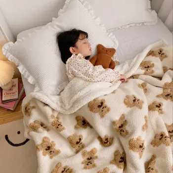 овча вълна одеяло двустранно одеяла плюшено одеяло кралица одеяла зимна спалня крал размер удобно топло зимно одеяло