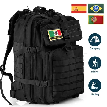 30L или 50L армия военна тактическа раница Мъжки висок капацитет Къмпинг Туристически принадлежности Мъже Спорт Трекинг Катерене Пътна чанта