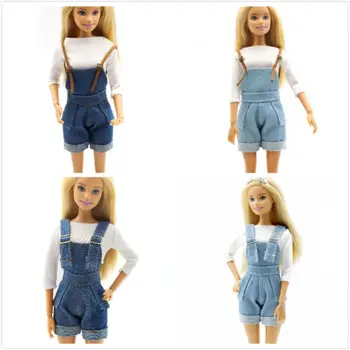 Модни тиранти Панталони Комплект за облекло за 1/6 кукла Дрехи Аксесоари Рокля Аксесоари за кукли