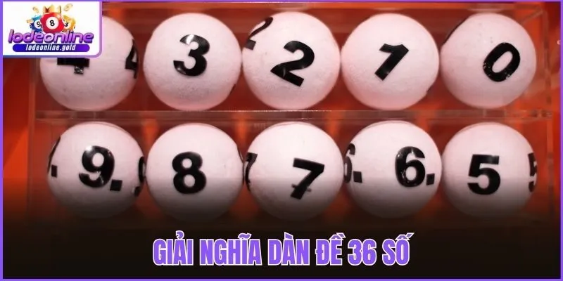 Giải nghĩa dàn đề 36 số